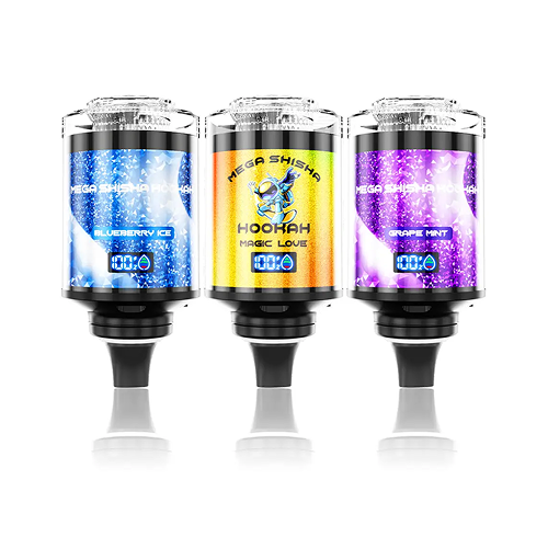 JNR Mega Shisha Hookah 100k Wegwerp Vape (Doos van 4)